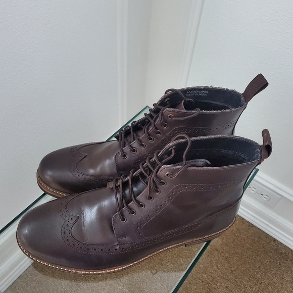 Ben Sherman  men's lace-up boots size 12. - Picture 2 of 10